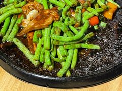 乡下虾酱花肉啫豆角-广府乡下·饭庄(新港东路店)