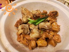 扇鸡焖生蚝煲-香山家宴