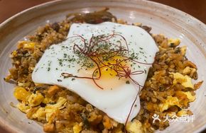 Spicy Salmon Foie Gras Egg Fried Quinoa Rice