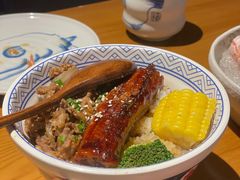 牛肉鳗蒲烧双拼饭-渔寿司·日本料理(艾尚天地店)