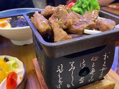 铁板超嫩牛小扒-饭町二郎日式综合茶餐(中安广场店)