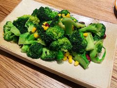 腰豆西兰花-水煮三国·川鲁江湖菜(香山店)