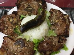 烤裡脊肉飯-莎车清真美食