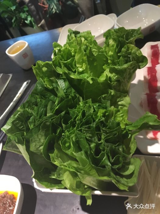 四方九格鲜菜重庆火锅-生菜-菜-生菜图片-广州美食-大众点评网