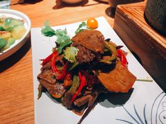 彝族手撕美人椒拌牛肉-云海肴·汽锅鸡·云南菜(高德置地店)