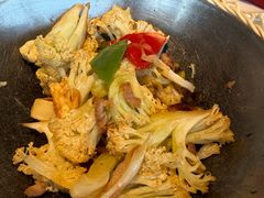 干锅腊肉花菜-避风塘·老港味餐厅(虹口龙之梦店)