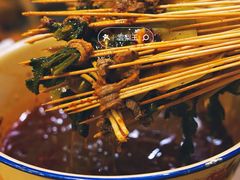-拈签一笑黄牛肉辣卤串串
