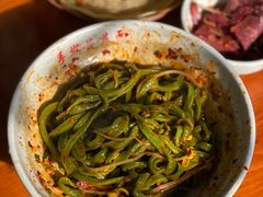 油泼手擀菠菜面-手擀菠菜面(西康路店)