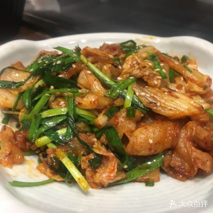 林之雨精緻料理鐵板燒(上地店)泡菜炒五花肉圖片 - 第487張