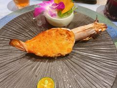 海胆酱烤对虾-一板铁板烧·隐秘一线江景花园餐厅(西湖左岸·天元店)