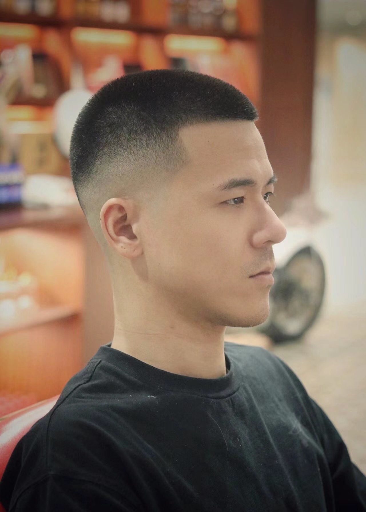 美式圆寸#男士发型