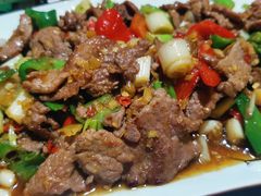 小炒黄牛肉-阿鹏故事云南野生菌火锅(人民路店)
