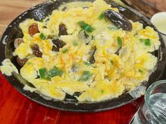 石子摊鸡蛋-北京龙庆四季香农家饭庄·灶台鱼·碳烤虹鳟鱼(龙庆峡店)