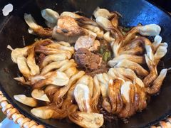 脆骨豆角卷子-华盛园卷子王农家菜水库鱼