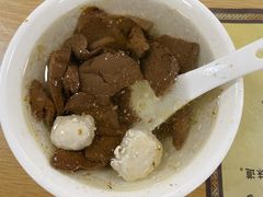 鸭血肉圆汤-广和隆猪蹄面(钟法路店)