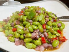 毛豆炒海粒菇-桂缘味道·武夷乡土农家老味道