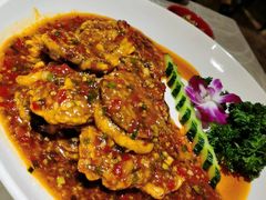 茄饼夹肉-红辣椒·川菜·火锅(科华路店)