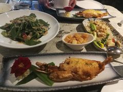 沙汁海胆焗印尼老虎虾-T館·花园艺术餐厅