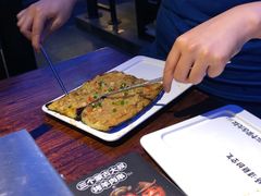 烤茄子-三个蒙古大叔羊肉串(大宁店)