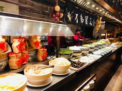 自助取餐区-岷山饭店-芝芝自助餐厅