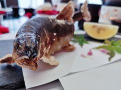 精品盐烤香鱼-天狗山料理(省体店)