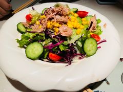 金枪鱼蔬菜沙拉-七八冷面·延边朝鲜族美食(欢乐谷店)