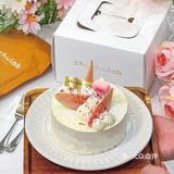 属于春天的配色 | 胭脂芭乐蛋糕 