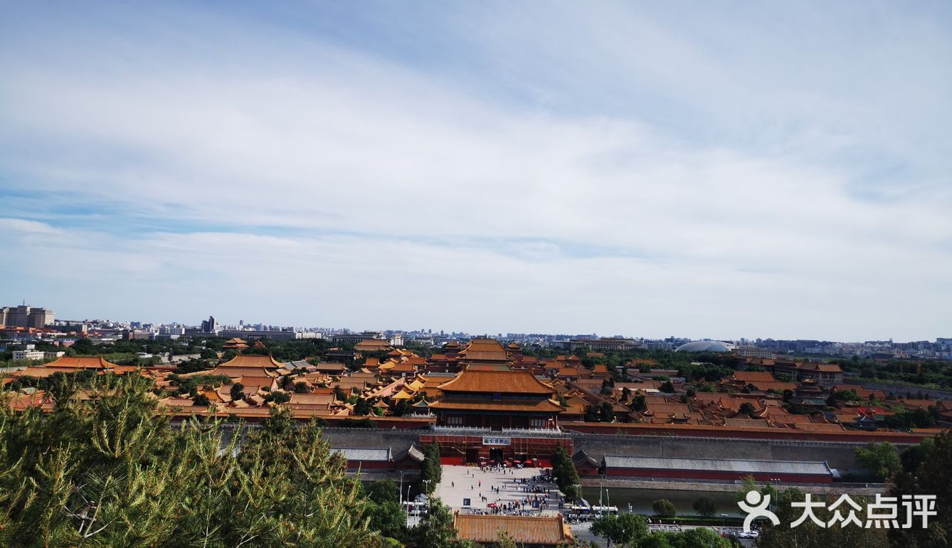 景山公園看故宮全景