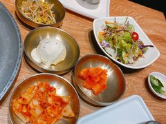 土豆泥，-弘益铭家九炙社韩国烤肉料理(尚美店)