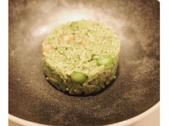 翡翠汁虾仁炒饭-潮隐·东园现代潮菜