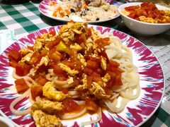 新疆西红柿鸡蛋拌面-新疆巴州金丝特餐厅(大钟寺店)