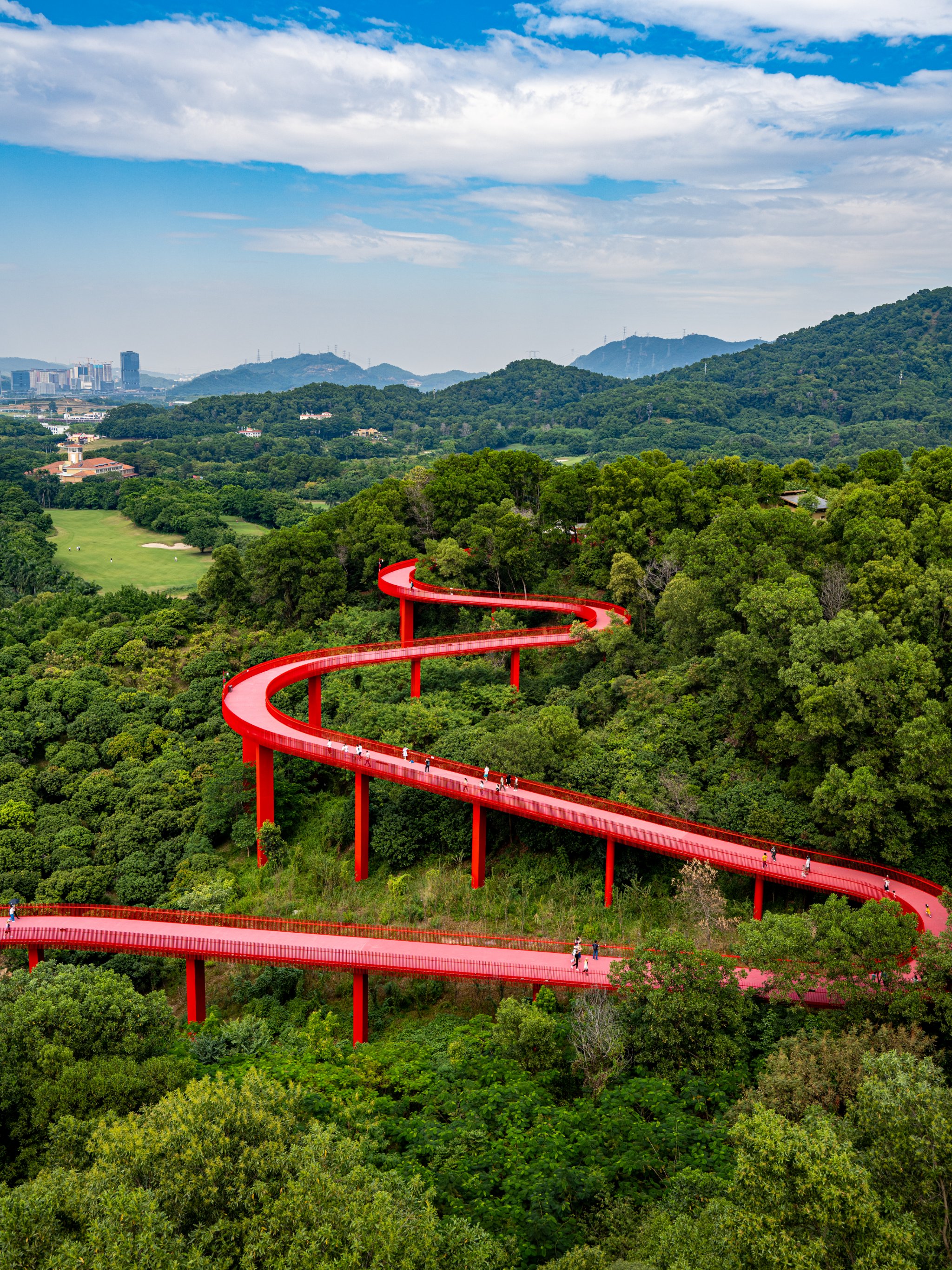 鹿寨山环山步道图片图片