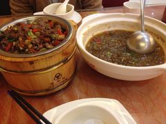 一桶黄牛肉&nbsp;肉末红薯-伙工殿餐厅(吉大店)