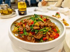 現炒18秒黃牛肉-粤菜王府·海鲜·茶市·海景餐厅(大梅沙店)
