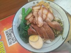 狮头牌鹅肉拼五花肉饭-狮头牌卤味研究所·卤味饭(花城汇南区店)