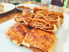 牛肉大葱千层-王学胜肉饼