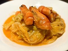 鲜虾烧白菜-船歌·鱼水饺青岛菜(国贸商城店)