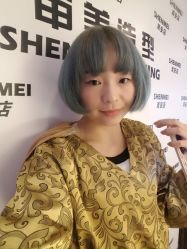 蓝灰色-东时烫染造型·Hair Salon