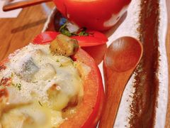 咖喱海鲜焗番茄-鹤菊怀石料理(江北店)