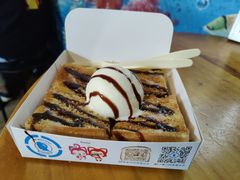香草冰淇淋厚吐司-阿信厚吐司(曾厝垵店)