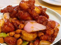 椒香虾仁爆鸡球-陈傻子餐厅(世纪都会店)