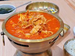 五花肉泡菜锅-稻百鲜·拌饭·朝鲜族石锅菜(祈福缤纷世界店)