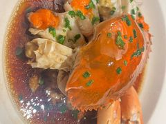 手打肉饼蒸膏蟹-喜来登由由大酒店九州膳坊中餐厅
