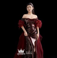 点击看大图 -艾拉·女王婚纱礼服馆