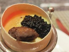 鹅肝鱼子酱蒸蛋-丹鼎铁板料理