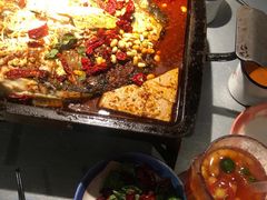 桃桃乌龙-探鱼·鲜青椒爽麻烤鱼(钟楼众汇广场店)