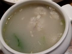 鲜嫩黄花鱼丸汤-将相和·海鲜蒸饺大连菜