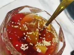 玫瑰红糖冰粉-黔派·贵州烙锅烤肉·米粉(车公庙店)