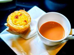 餐后葡挞配奶茶-8餐厅(新葡京酒店)