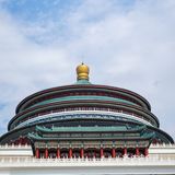 重庆大礼堂,红与绿的完美碰撞
